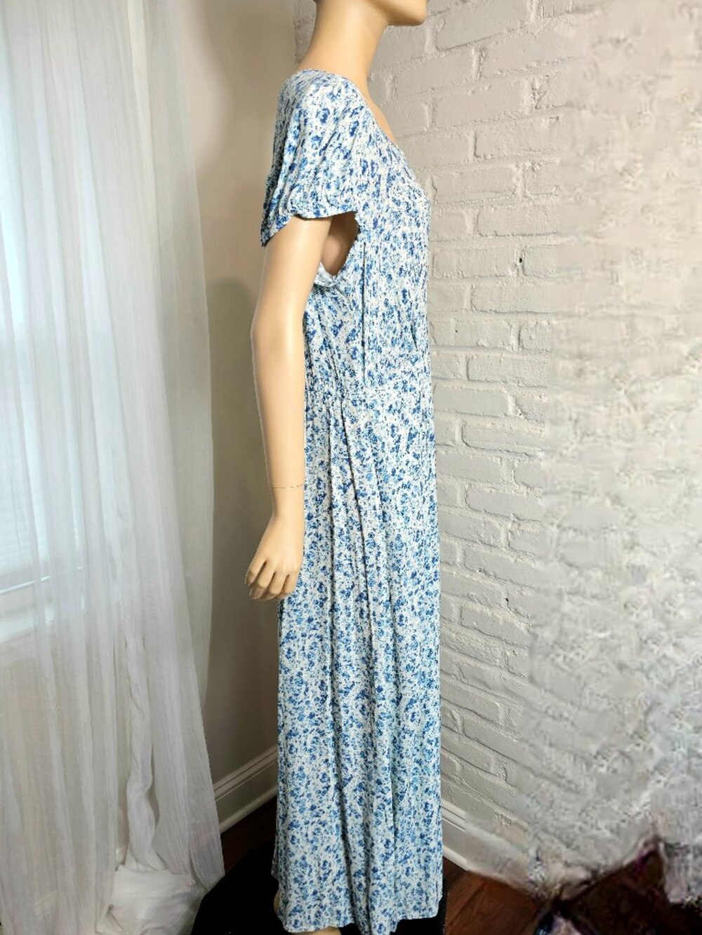 Treasure & Bond Harlow Blooms Floral Maxi Dress Size XL NWT Nordstrom - Picture 3 of 13